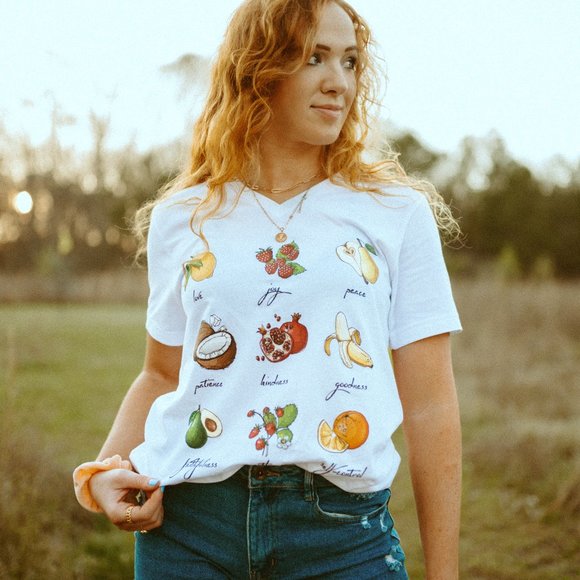 Oliver & Otis Tops - Fruit of the Spirit Tee - Size Lg